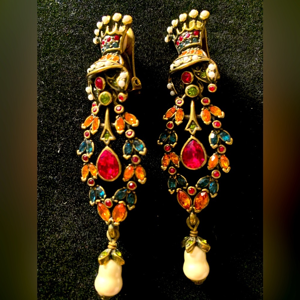 COPY - Heidi Daus Frog Prince Earrings